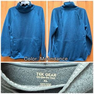 Women’s Tek Gear Sweater Fleece Pullover, XL, Moondance Worn only once